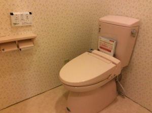 ウォシュレット付きのトイレに入れ替え。広々したトイレへ。