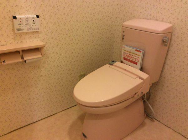 ウォシュレット付きのトイレに入れ替え。広々したトイレへ。
