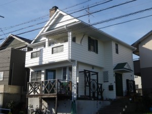 3分艶仕上がりのセラミックシリコン樹脂で塗り替え、綺麗になりました！