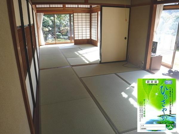 S様宅に１２帖の新畳の施工をいたしました。