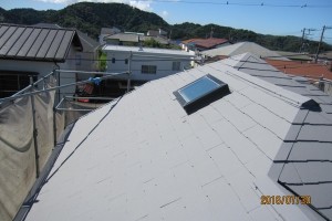 新築当時のような美しい屋根に。