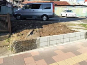 荒れ放題の私有地を更地にしました