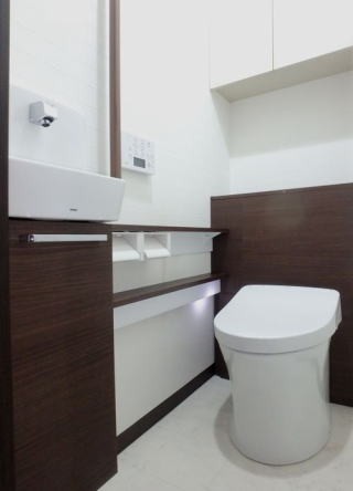 試行錯誤しながら希望通りのトイレ空間に