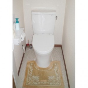 明るく清潔感あるトイレに変わりました。