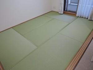 畳の気持ちよさが実感できる畳に交換しました。