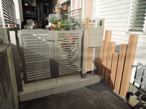 お洒落で手入れも楽なエクステリアに。
