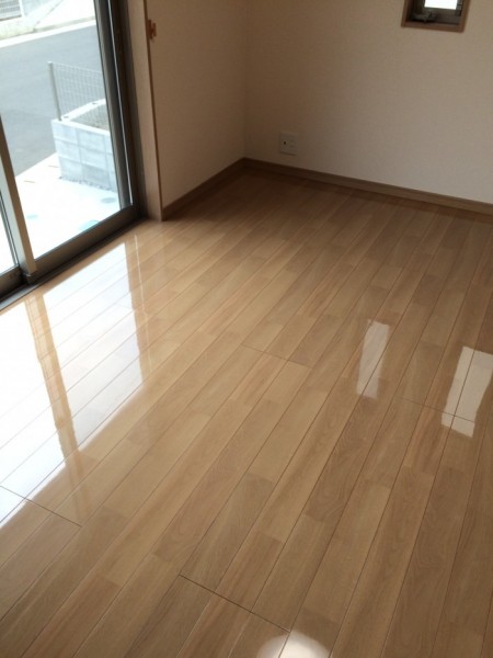安全性の高いフロアコーティングで快適になりました。