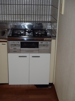 キッチンの一部を新しくし、使い勝手がよくなりました