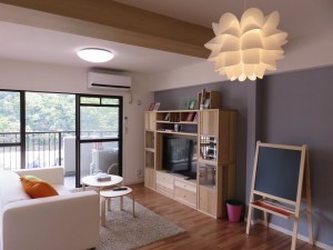 リノベーション(スケルトン・全面リフォーム)リフォーム リビング HARA建築工房