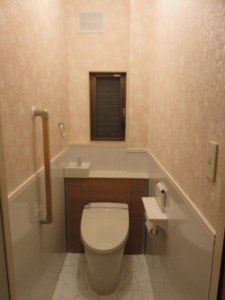 掃除がしやすいトイレになり、空間もスッキリしました