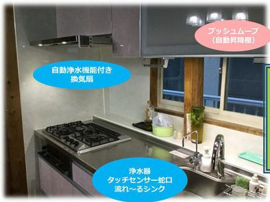 フル装備の豪華キッチンになりました。