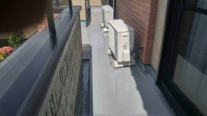 雨漏りもしない安全の高いベランダになりました