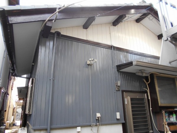 補修＆塗装をして新築同様の綺麗な外観に。