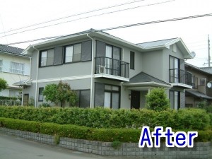 統一感、高級感溢れる外観に仕上がりました。