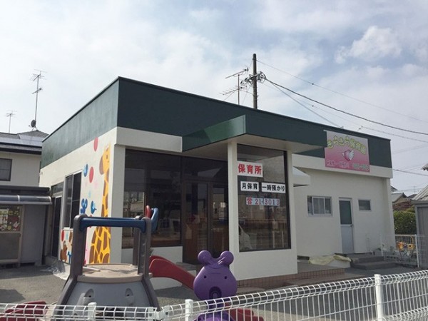 園児たちも喜ぶ外壁に仕上げました。