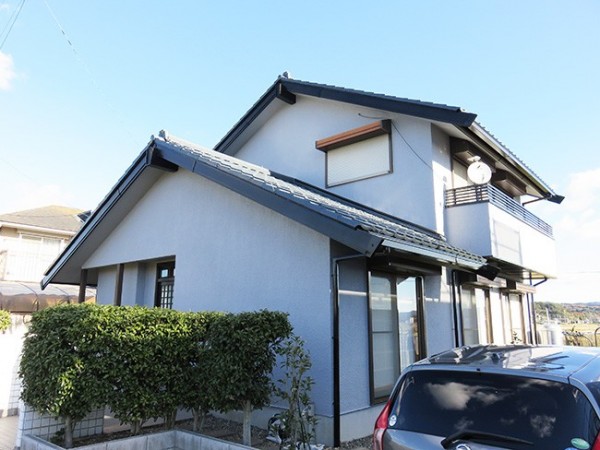 ムラのない外壁に仕上がりました。