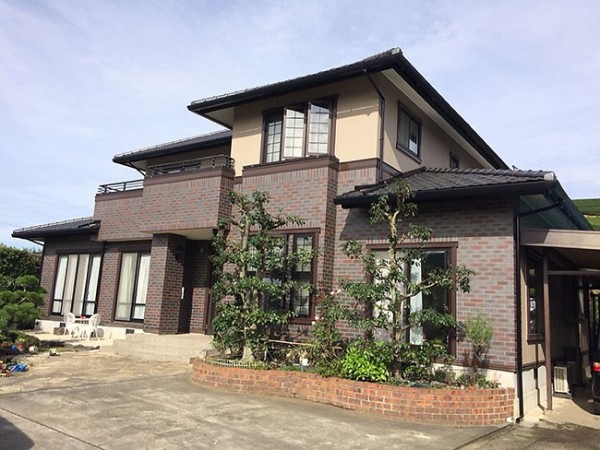 洋風の綺麗な外観に戻りました。