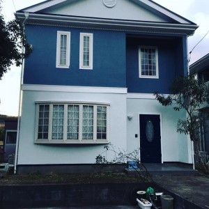 洋風の素敵な外観に変わりました！