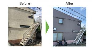 外壁塗装・防水工事リフォーム事例