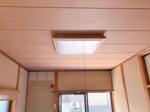 和室天井羽目板取り替え工事