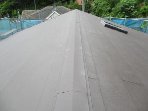 新しい屋根で梅雨対策