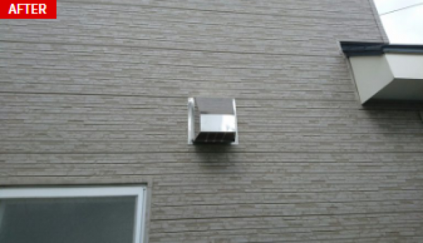 換気フード新規取り替え工事