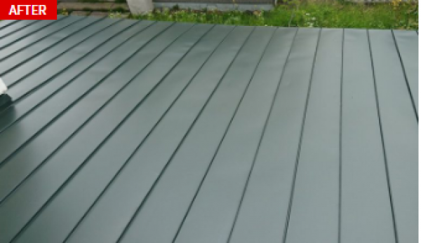 屋根板金の貼り替え工事