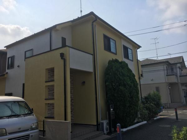 ツートンカラーのお洒落な外壁になりました！