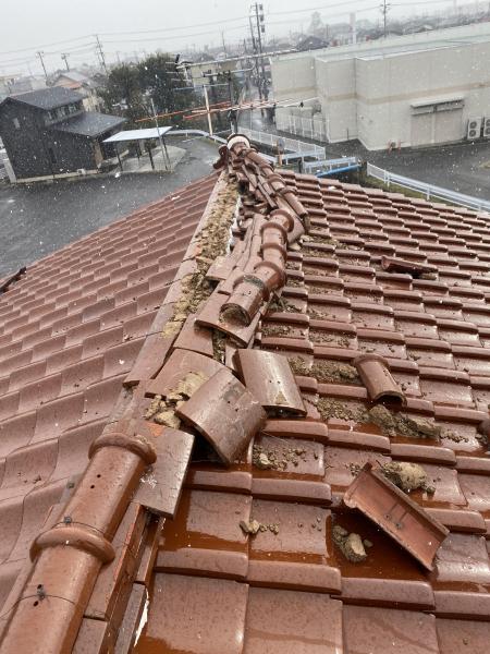 先日の地震で問い合わせ頂きました。