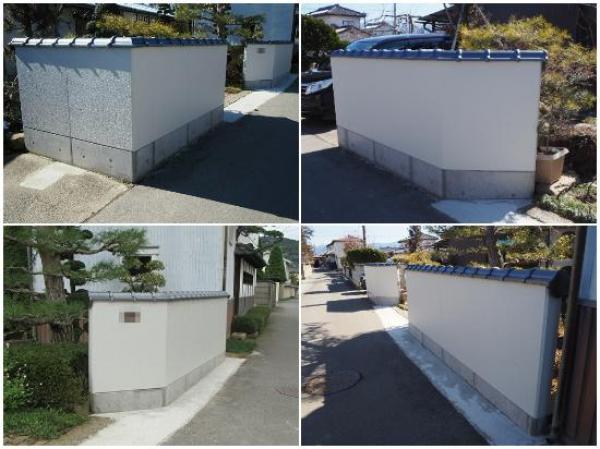 劣化してきた塀を基礎から作り直して風格ある塀へ