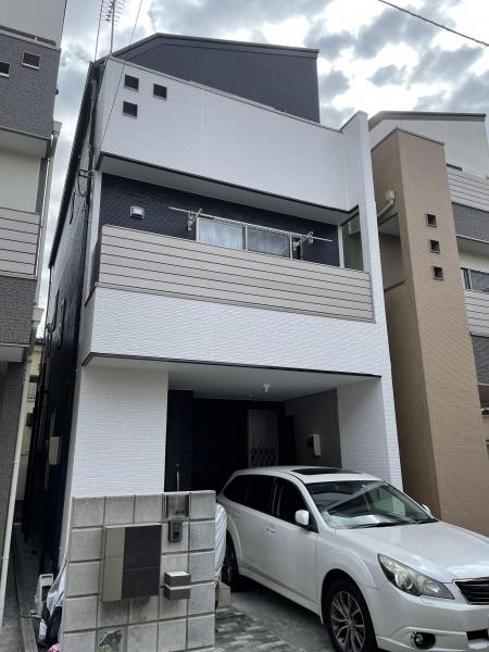 3階建て戸建塗装工事