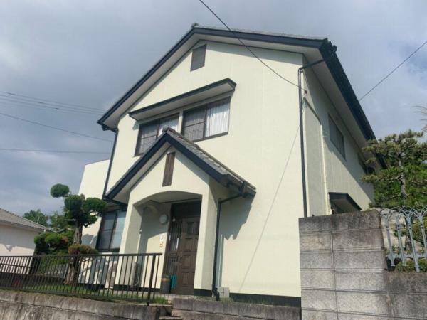 弾性効果がある無機塗料で仕上げました