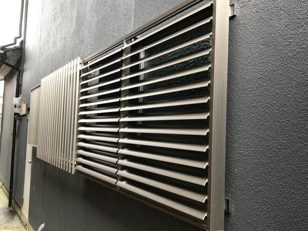 格子を取付、防犯性が高まりました