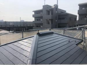 劣化が進んでいた屋根が綺麗に生まれ変わりました