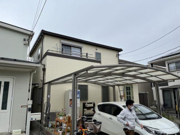 可愛らしい外観のお宅に仕上がりました