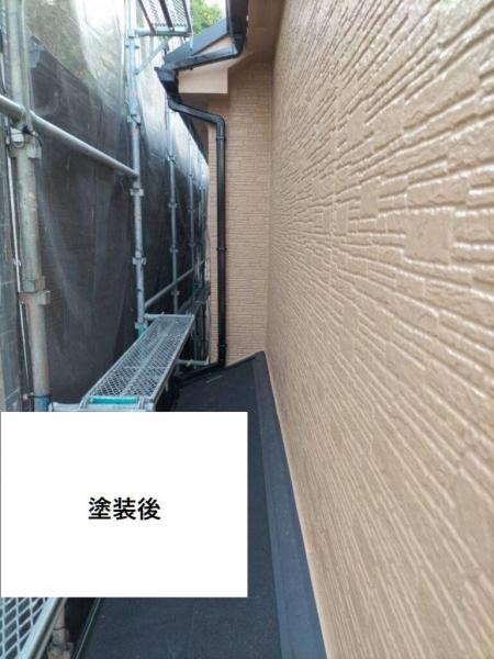 外壁を塗り替え美観を整えました