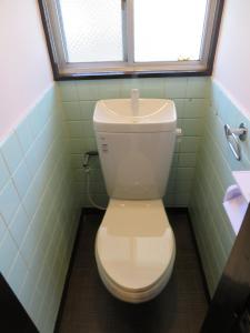 和式トイレから洋式トイレに変更しました