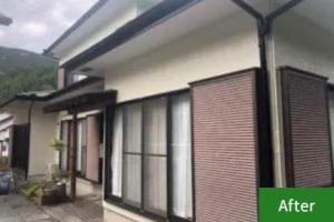白く明るい外観に仕上がりご満足頂けました。