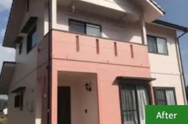 ツートンカラーで塗装し、建物が存在感が生まれました！