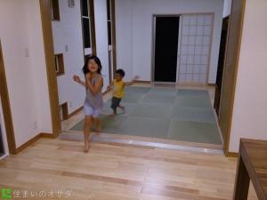 車庫部分を快適に暮らせるようリノベーション