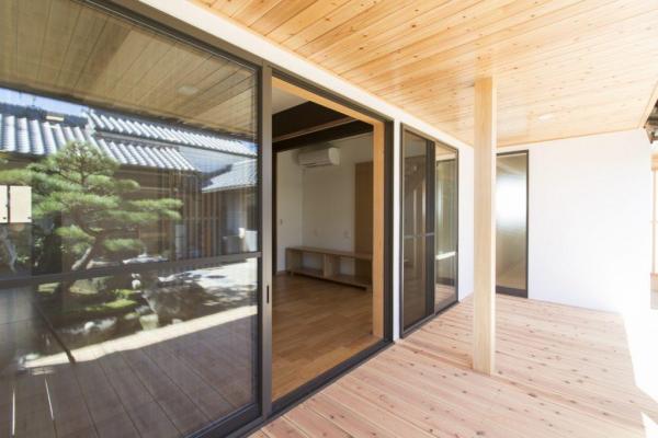 二世帯住宅リフォーム ベランダ・バルコニー LIXILリフォームショップ かげやま