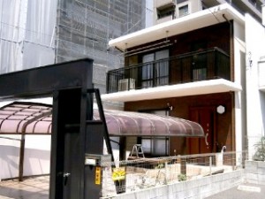 真っ白で綺麗な外観になりました。
