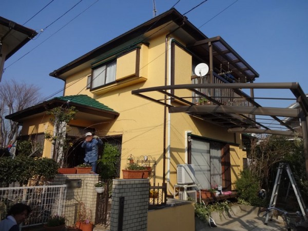 思い出があるお家に、再度、丁寧に塗替えをして長持ちさせたいとのご要望でした。