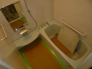 オーダーメイドのユニットバスを設置。快適な浴室空間に。