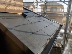 色褪せていた屋根が見違えるほど綺麗になりました