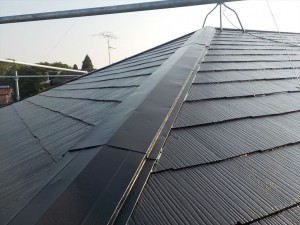 汚れにくい屋根塗料で塗り替えました