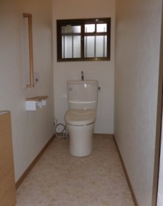 和式便器から洋式便器へ。居心地のいい清潔感溢れるトイレに
