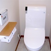 4.8リットルの節水トイレへと交換し、年間の使用量が大幅に削減できるように。
