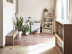 自然素材にこだわって、快適な住居になりました。