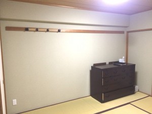 壁の補修箇所が違和感なくキレイに仕上がりました。